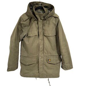 Carhartt Hickman Coat Olive Green Size L‎